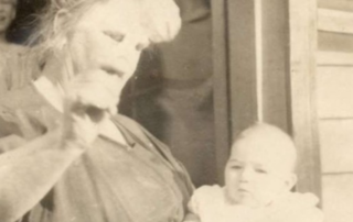 Vivian Buck - held by the woman who fostered her mother and then fostered her