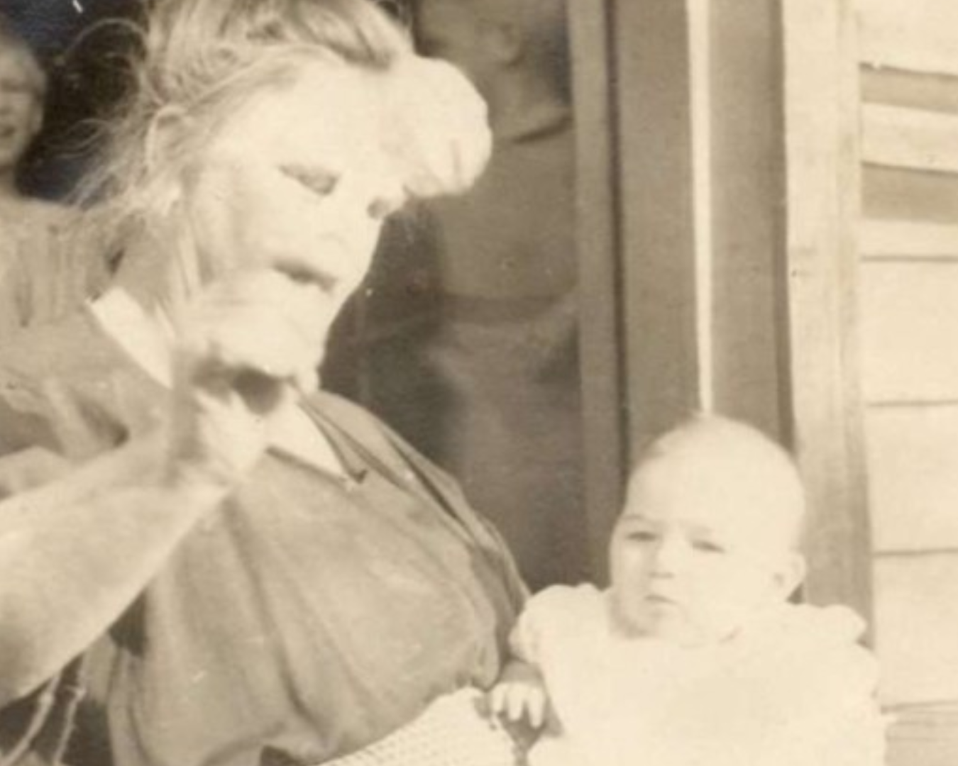 Vivian Buck - held by the woman who fostered her mother and then fostered her